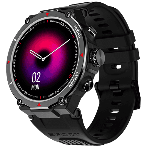 Noise Force Rugged & Sporty 1.32" Bluetooth Calling Smart Watch, 550 NITS, 7 days battery, AI voice assistance, Smart Watch for Men