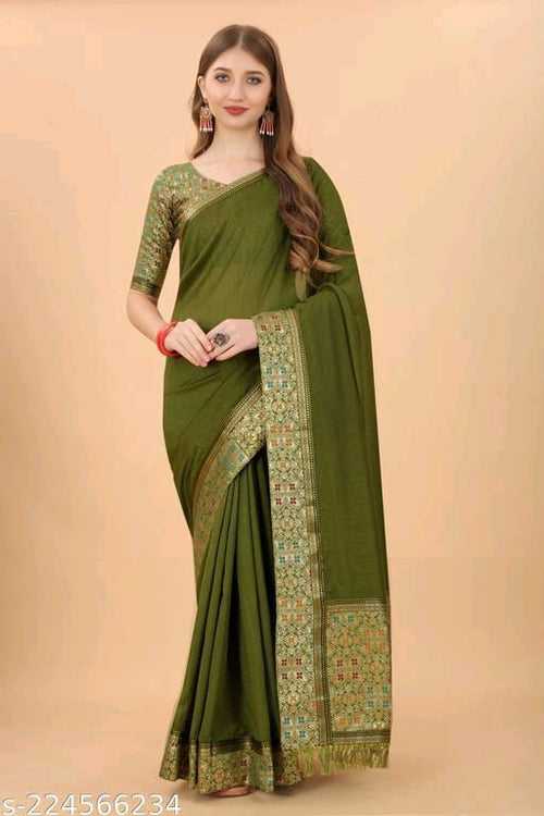 NEW DESIGNER BTANDED JECARD SAREE