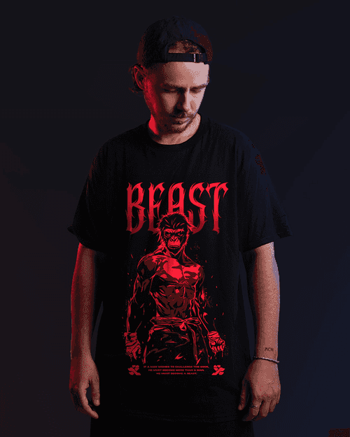 The Beast Behind The Mask Oversized T-Shirt
