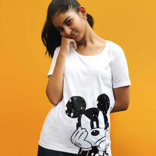 Mickey Mouse Feeling Angry Women's T-shirt