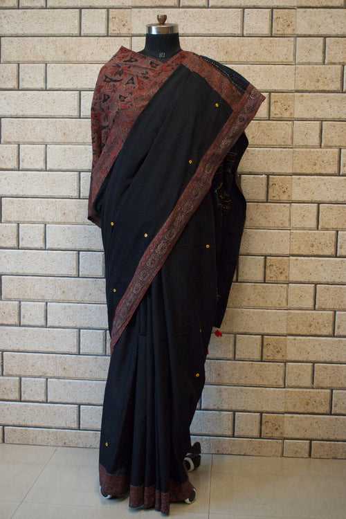 Ajrakh Saree