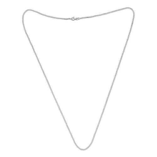 Taraash Sterling Silver Classy Curb Chain For Women ACD5018IN
