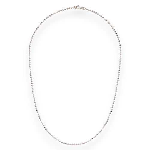 Taraash 925 Sterling Ball Silver Chains For Women BC2006C18
