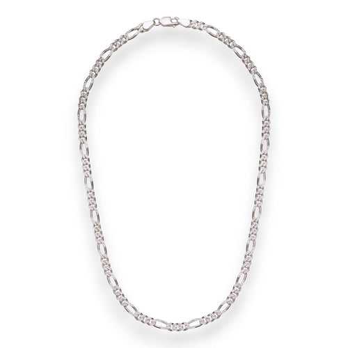 Taraash 925 Sterling Silver Figaro Chain For Men |  Neckchain
