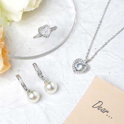 Paloma Silver Jewelry Set