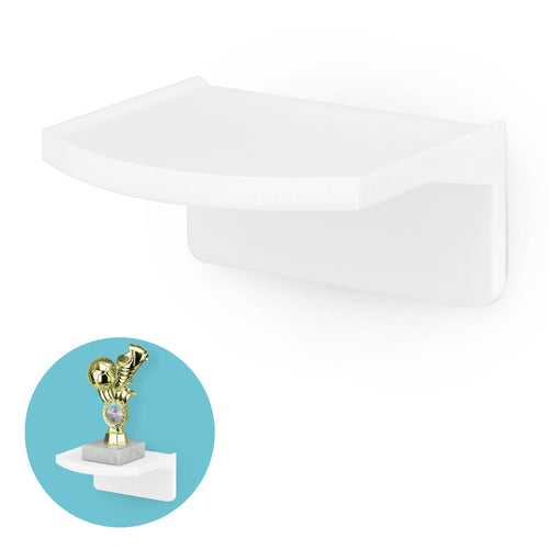 Screwless Floating Shelf (UM160) for Cameras, Baby Monitors, Plants & More (114m / 4.5” x 112mm / 4.4”)