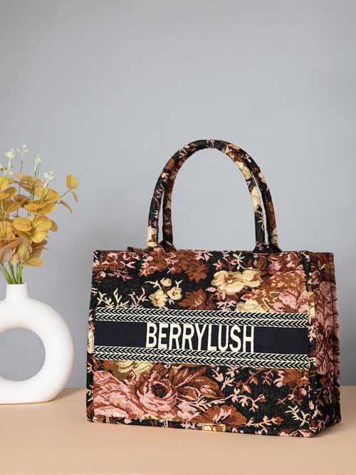 Berrylush Women Printed Structured Tote Bag