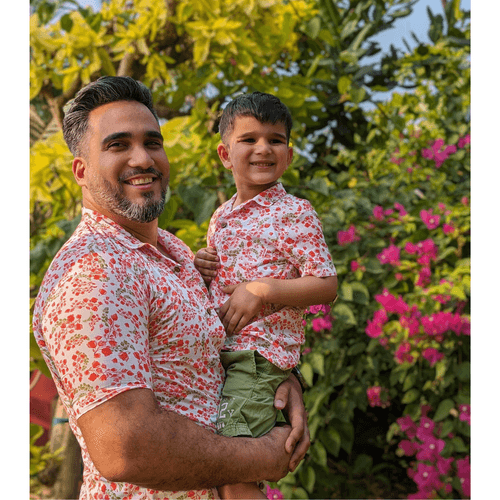 Beach Shirt for Boys, Men | Bougainvillea