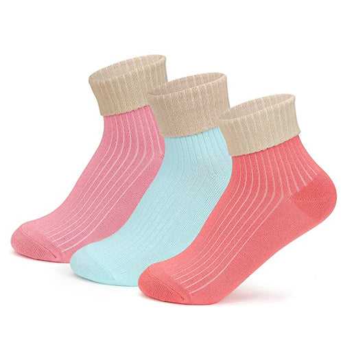 Supersox Socks for Women Ankle Length Combed Cotton Pack of 3 Special Wear