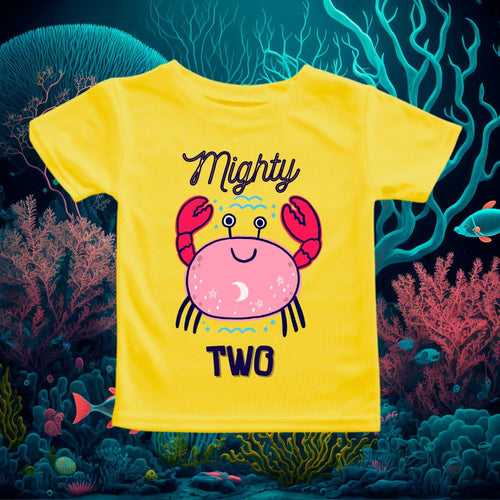 Mighty Two Second Birthday T-Shirt for Kids