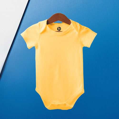 Plain Pastel Yellow Onesie for Baby