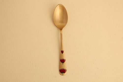 Kalamkari Brass Small Spoon