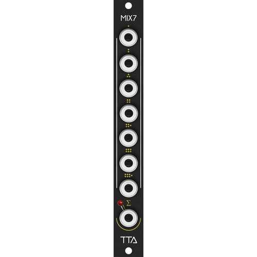 TipTop Audio MX7 Passive Summing Mixer Eurorack Module (3 HP, Black)
