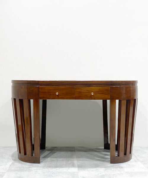 Teak Oval Royal Desk / Study Table