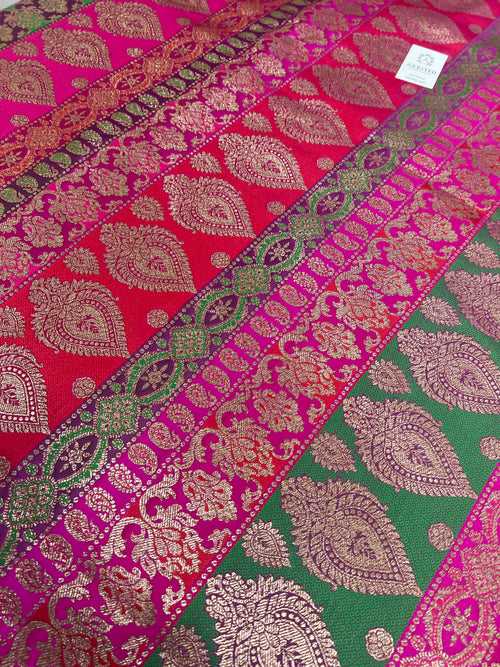 Pure Banarasi brocade fabric