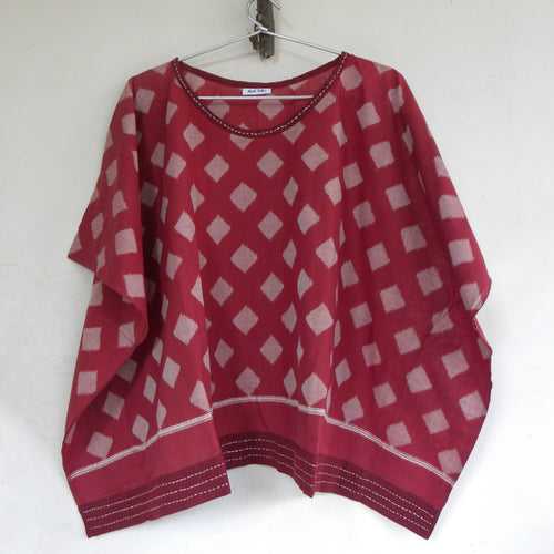 Taash-Shine of Diamonds Ikat Top