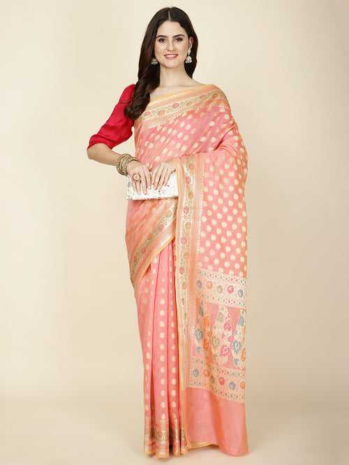 Zari Border Woven Cotton Saree