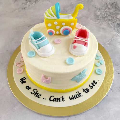 Sweet Baby Shower Theme Cake