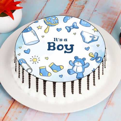 Boy Special Photo Cake