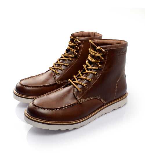 Moc Toe Boots - Brown