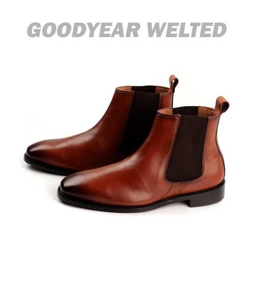 Goodyear Welted - Chelsea Boot - Brown