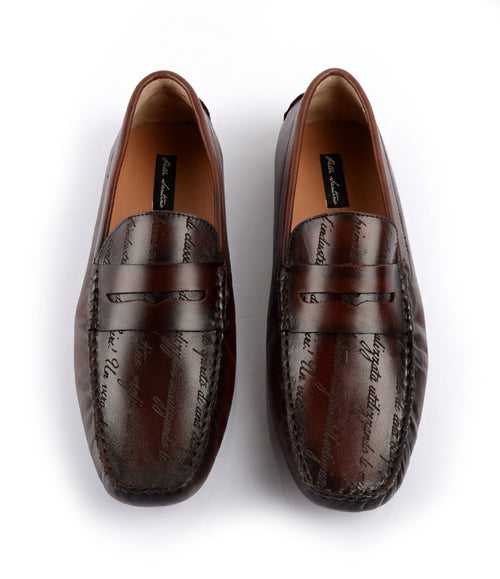 Signature Driving Loafer - Cognac