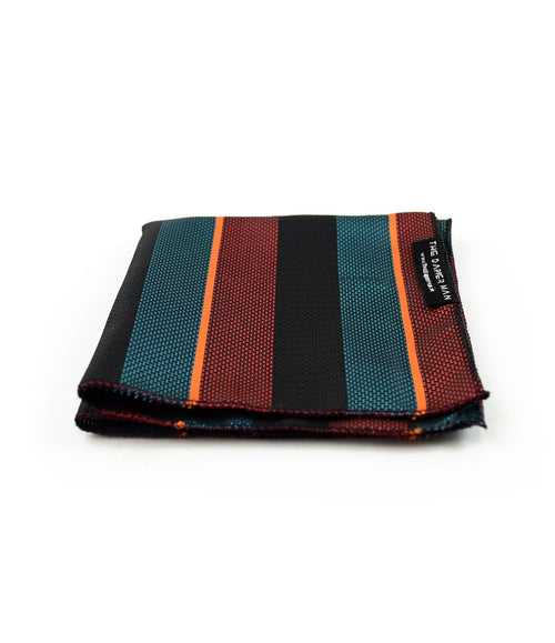 Multi Color Stripes Pocket Square