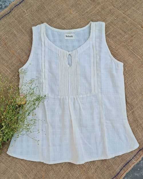 Cotton sleeveless top