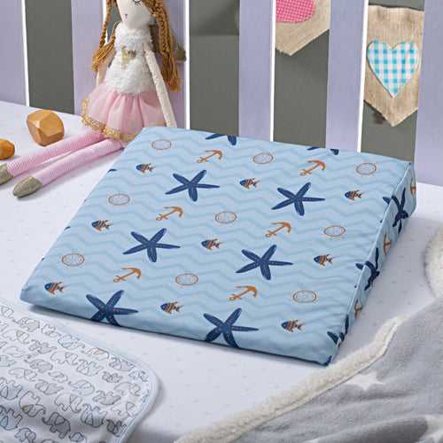 Estelle - Soft Foam - Baby Crib Wedge Pillow - Special Inclined - Medium Firm