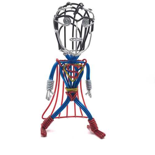 Wire Art Superman