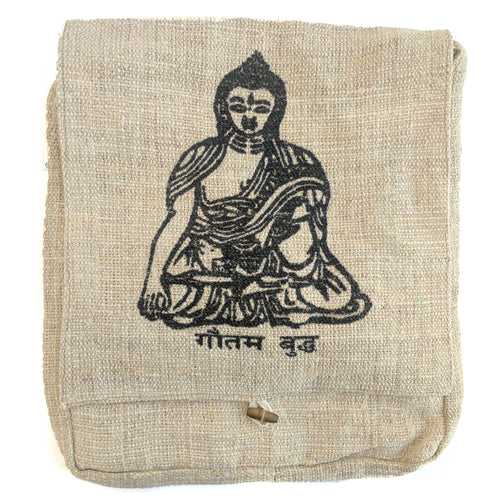 Hemp Messenger Bag Buddha
