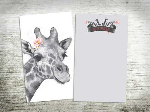 CARDS - FLAT {giraffe}