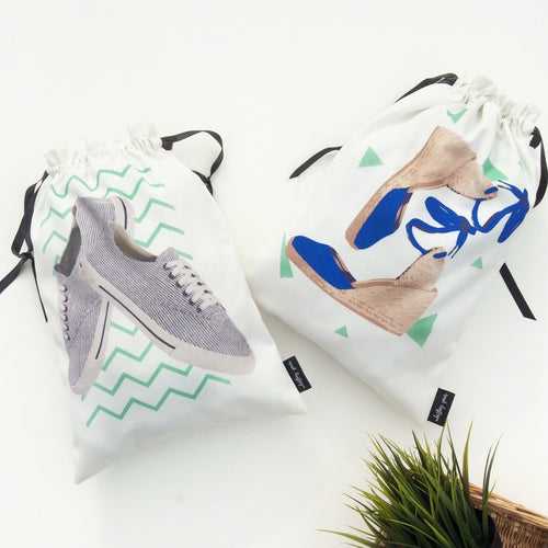 SHOE BAGS {crazy duo} - pack of 2