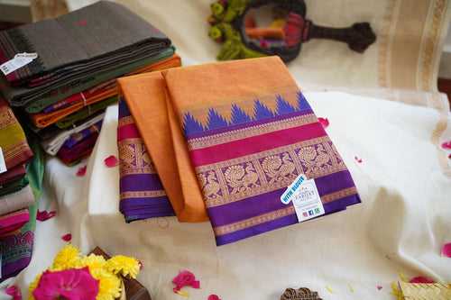 Chettinad handloom Cotton Saree PC12678