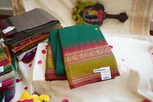 Chettinad handloom Cotton Saree PC12625