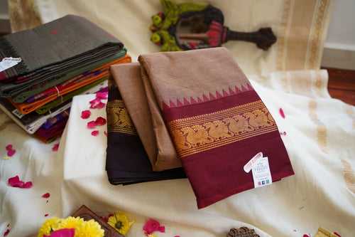 Chettinad handloom Cotton Saree PC12621