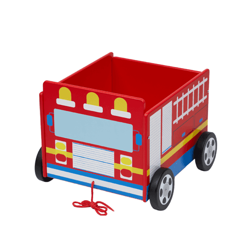 Pull-Along Fire Truck Wagon