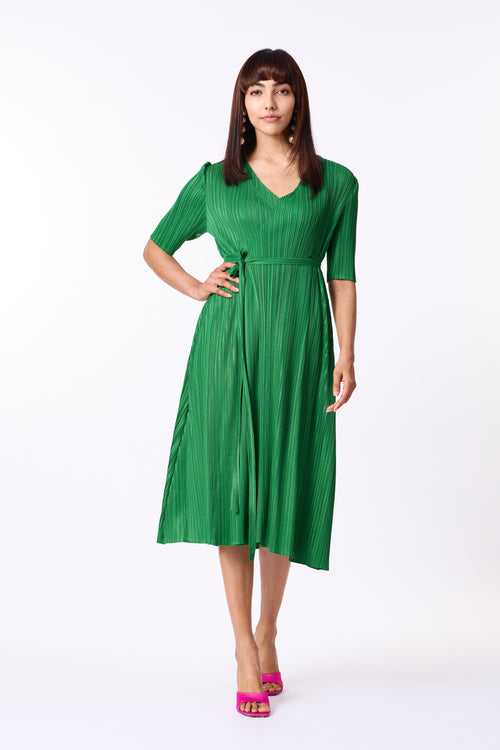 Isabella Wrap Dress - Green