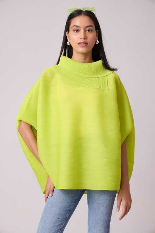 Sloane Batwing Top - Lime