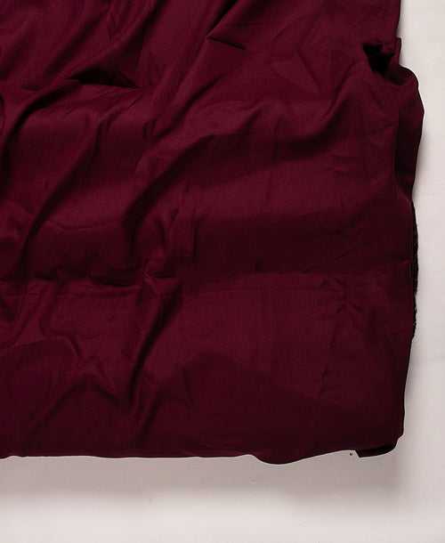 Wine Plain Birla Rayon Fabric ( Width 40 Inch )