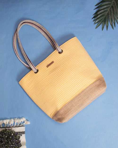 Handcrafted Jute Tote Bag