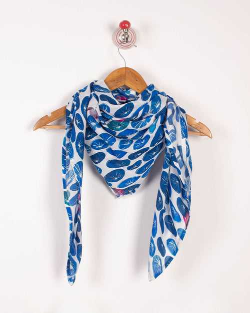 Floral Exclusive Design Digital Print Bamberg Silk Scarf