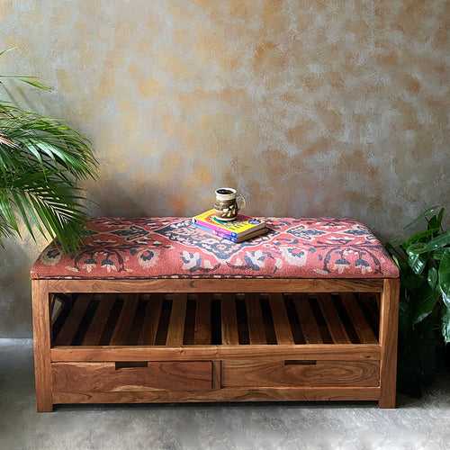 Ogaan Wooden Bench with storage