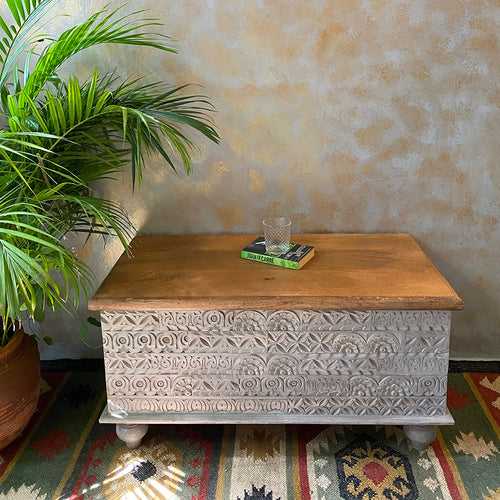 Carved Wooden Box