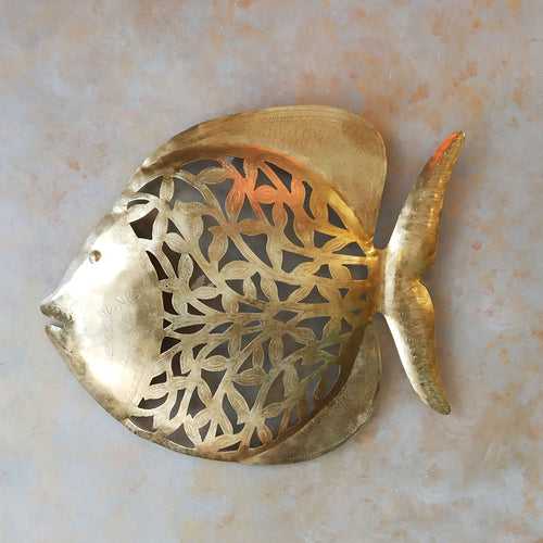 Gold Fish Wall Decor
