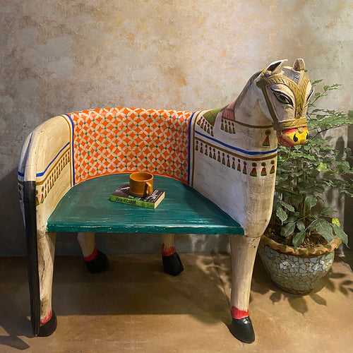 Hand Painted Horse Seating