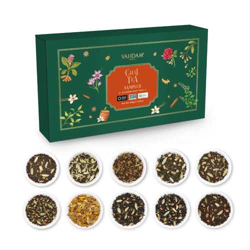 Chai Tea Loose Leaf Sampler | 10 Variants, 50 Servings