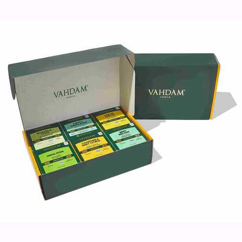 Green Tea Kit | 6 Variants, 90 Tea Bags