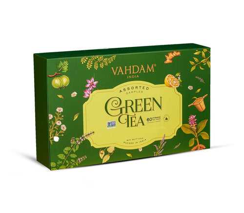 Green Tea Assortment, Gift Set | 6 Variants, 60 Tea Bags