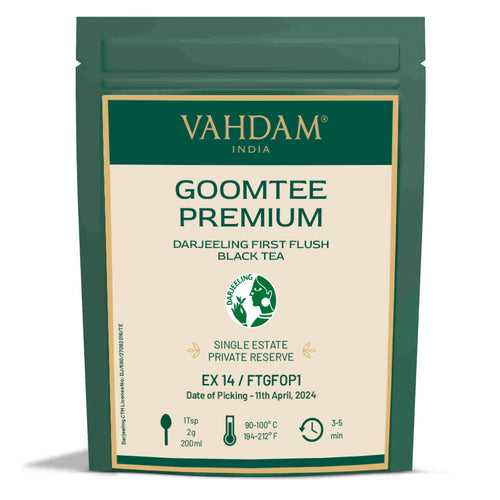 Goomtee Premium Darjeeling First Flush Black Tea (Ex 14/2024)